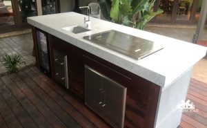 White Carrara marble. Carrara white marble.The Marble House, Australia.